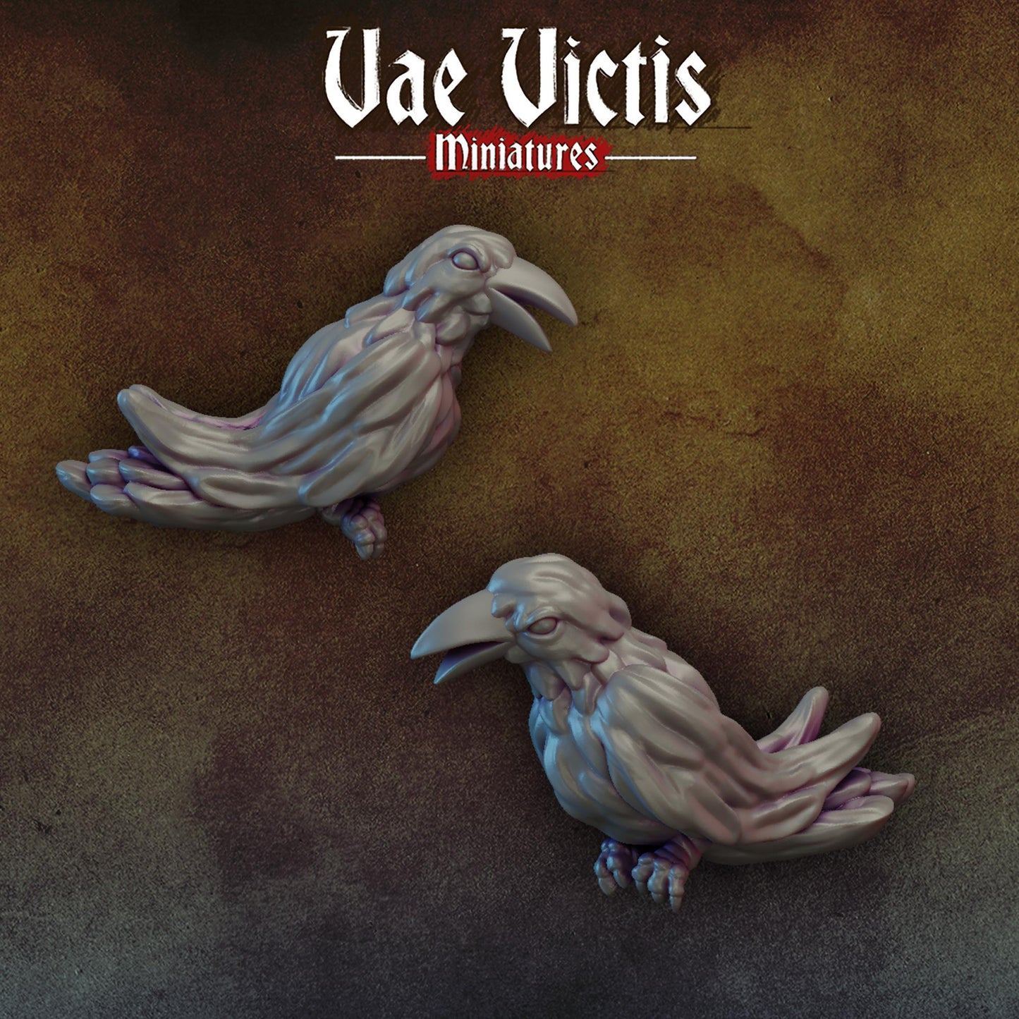 Crow Prop | Vae Victis Miniatures | 32mm Scale Resin Printed Tabletop RPG Figures for Tabletop Roleplaying or Wargaming