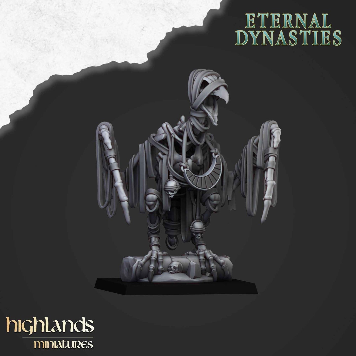 Sand Vultures | Eternal Dynasties | Highland Miniatures | 32mm Scale Resin Tabletop RPG Figures for Roleplaying and Wargaming
