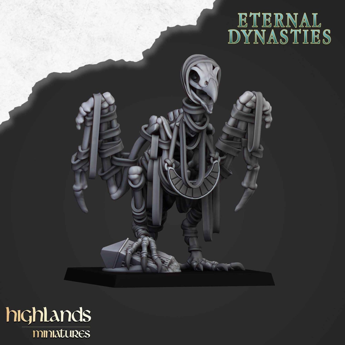Sand Vultures | Eternal Dynasties | Highland Miniatures | 32mm Scale Resin Tabletop RPG Figures for Roleplaying and Wargaming