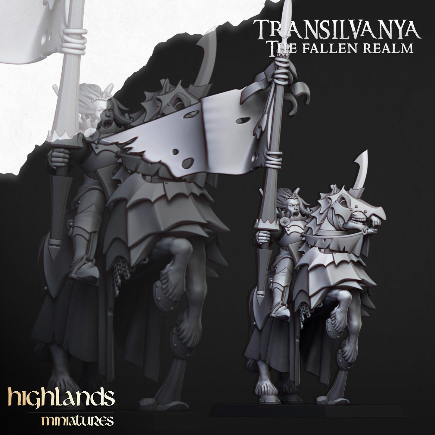 Vampire Knights | Sunland | Highland Miniatures | 32mm Scale Resin Tabletop RPG Figures for Roleplaying and Wargaming