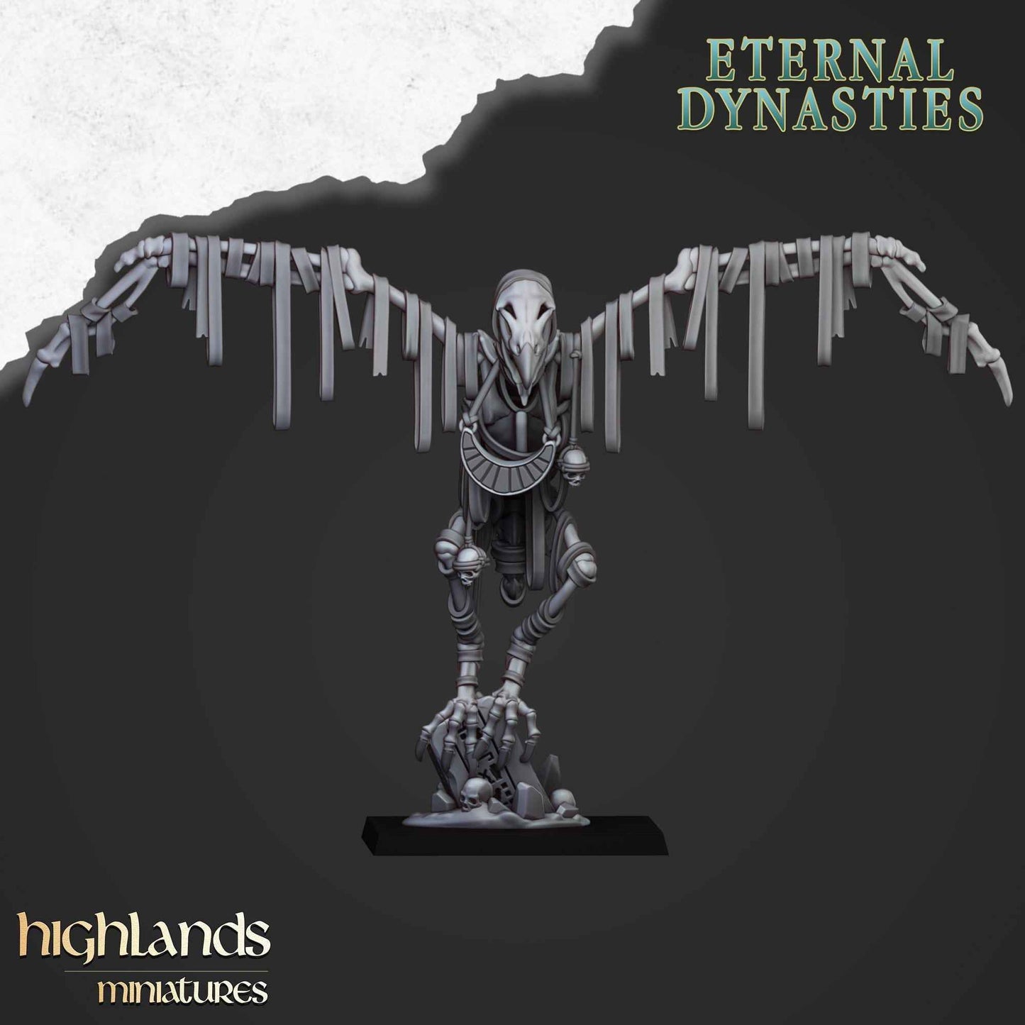 Sand Vultures | Eternal Dynasties | Highland Miniatures | 32mm Scale Resin Tabletop RPG Figures for Roleplaying and Wargaming