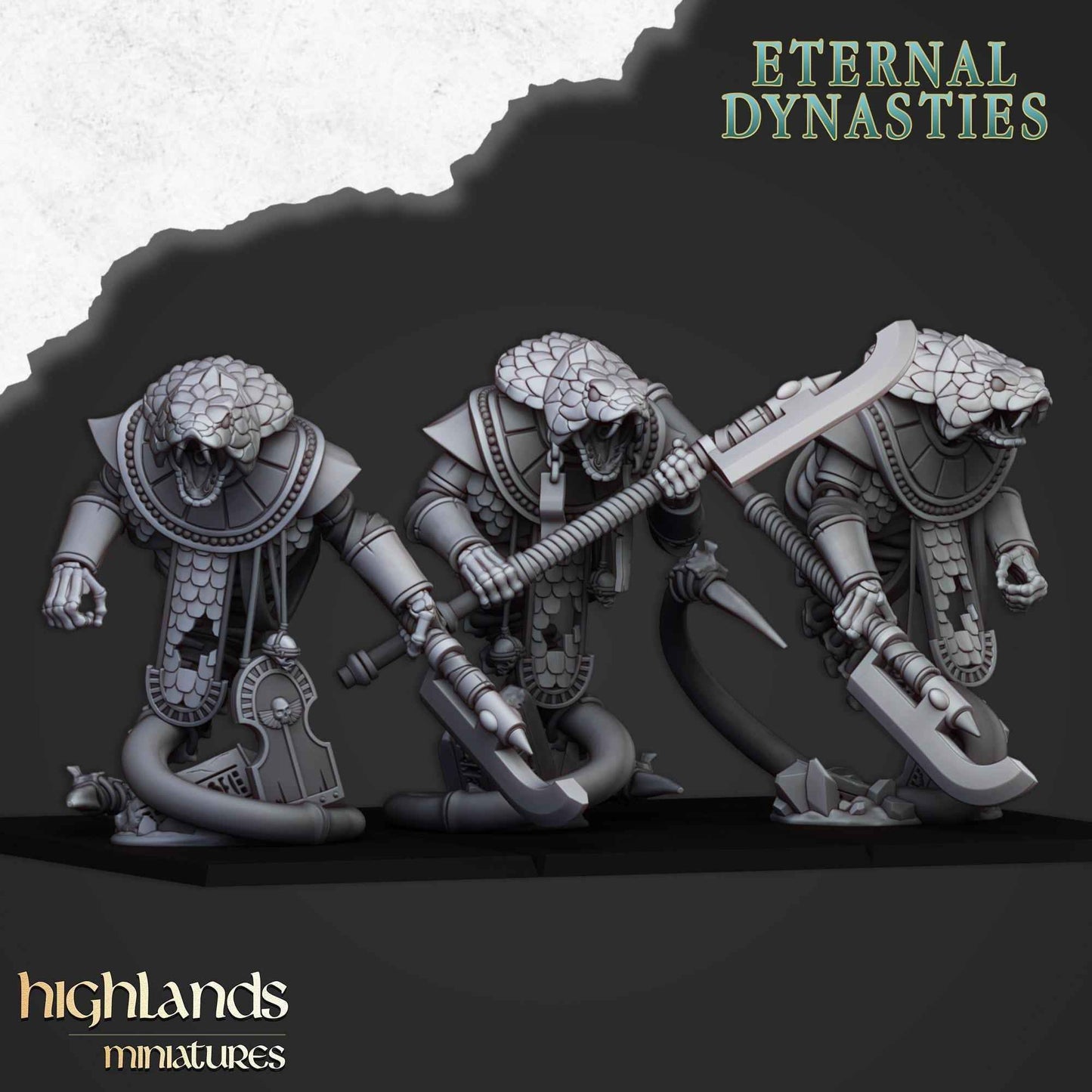 Wadjets | Eternal Dynasties | Highland Miniatures | 32mm Scale Resin Tabletop RPG Figures for Roleplaying and Wargaming