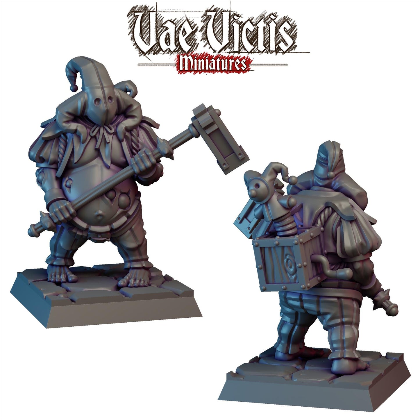 Corrupted Circus Brute | Vae Victis Miniatures | 32mm Scale Resin Printed Tabletop RPG Figures for Tabletop Roleplaying or Wargaming