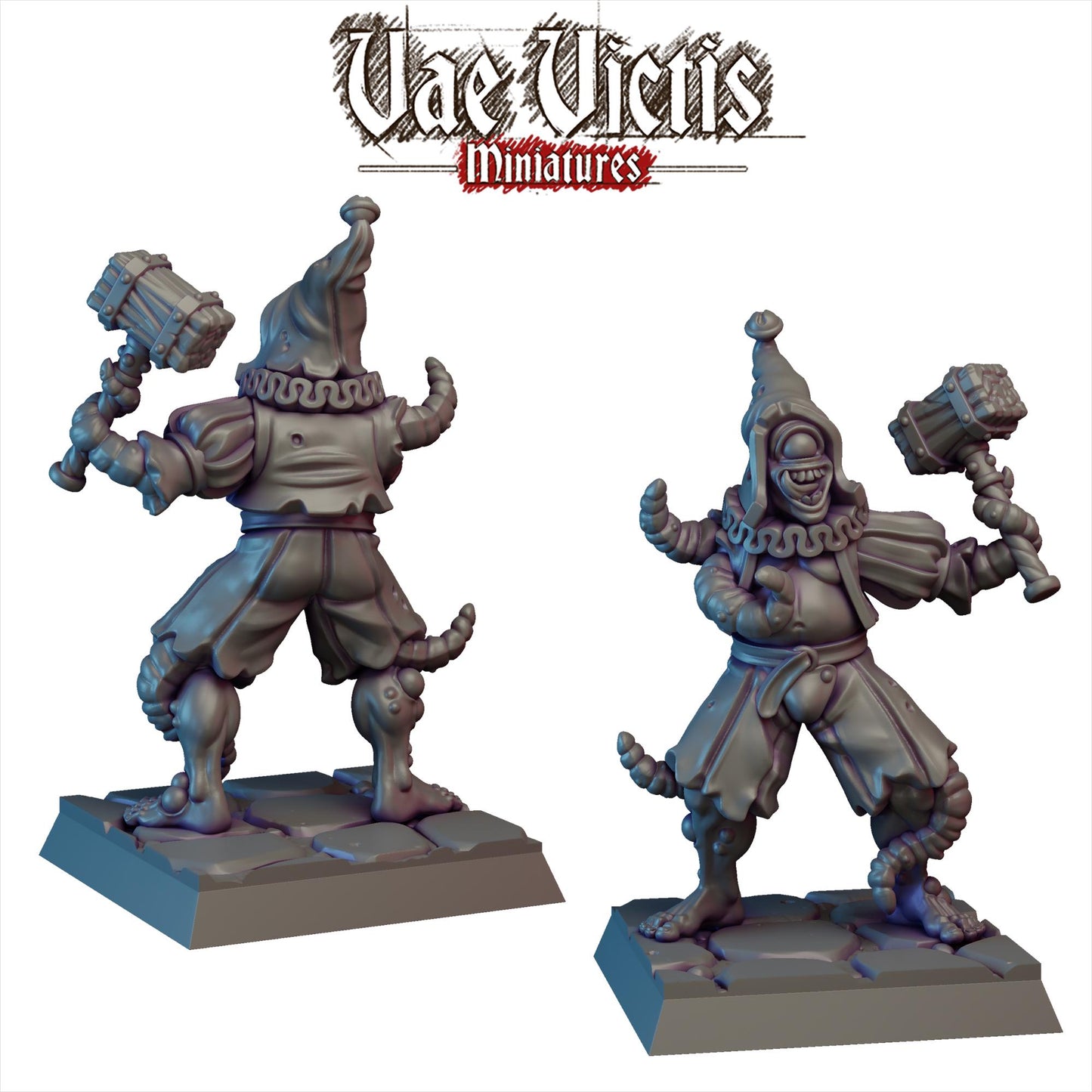 Corrupted Circus Set | Vae Victis Miniatures | 32mm Scale Resin Printed Tabletop RPG Figures for Tabletop Roleplaying or Wargaming