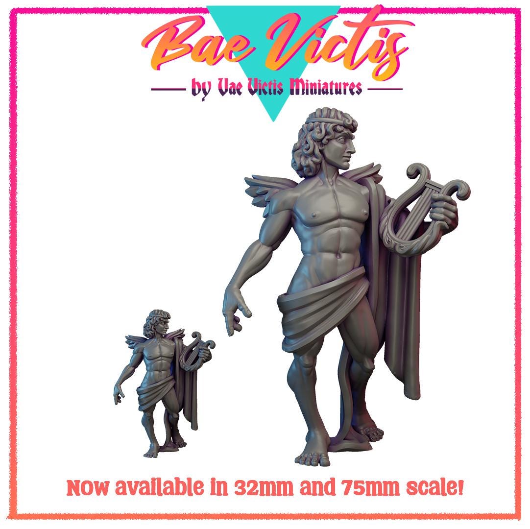 Bae Victis Love Messenger | Vae Victis Miniatures | NSFW | 32mm and 75mm Scale Resin Printed Tabletop RPG Figures for TTRPG's or Wargaming
