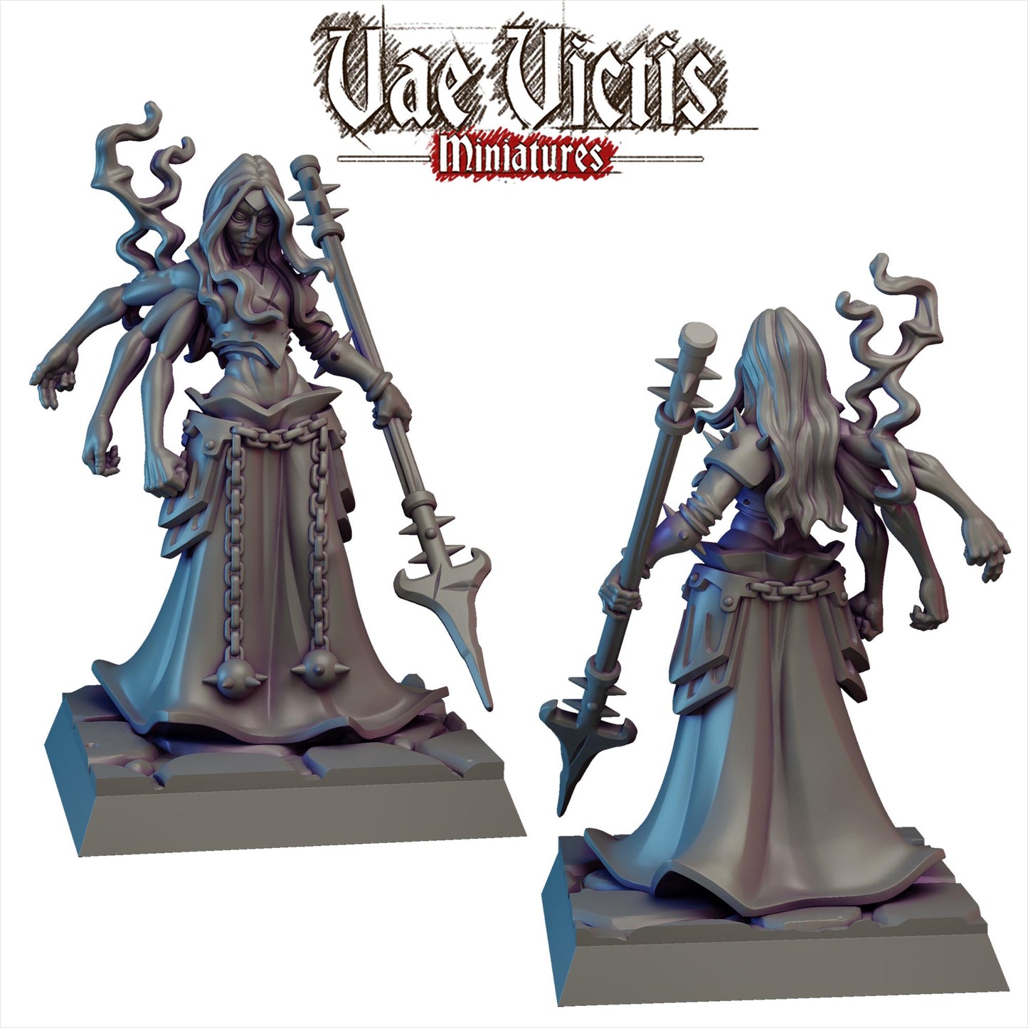 Cult Matriarch | Vae Victis Miniatures | 32mm Scale Resin Printed Tabletop RPG Figures for Tabletop Roleplaying or Wargaming