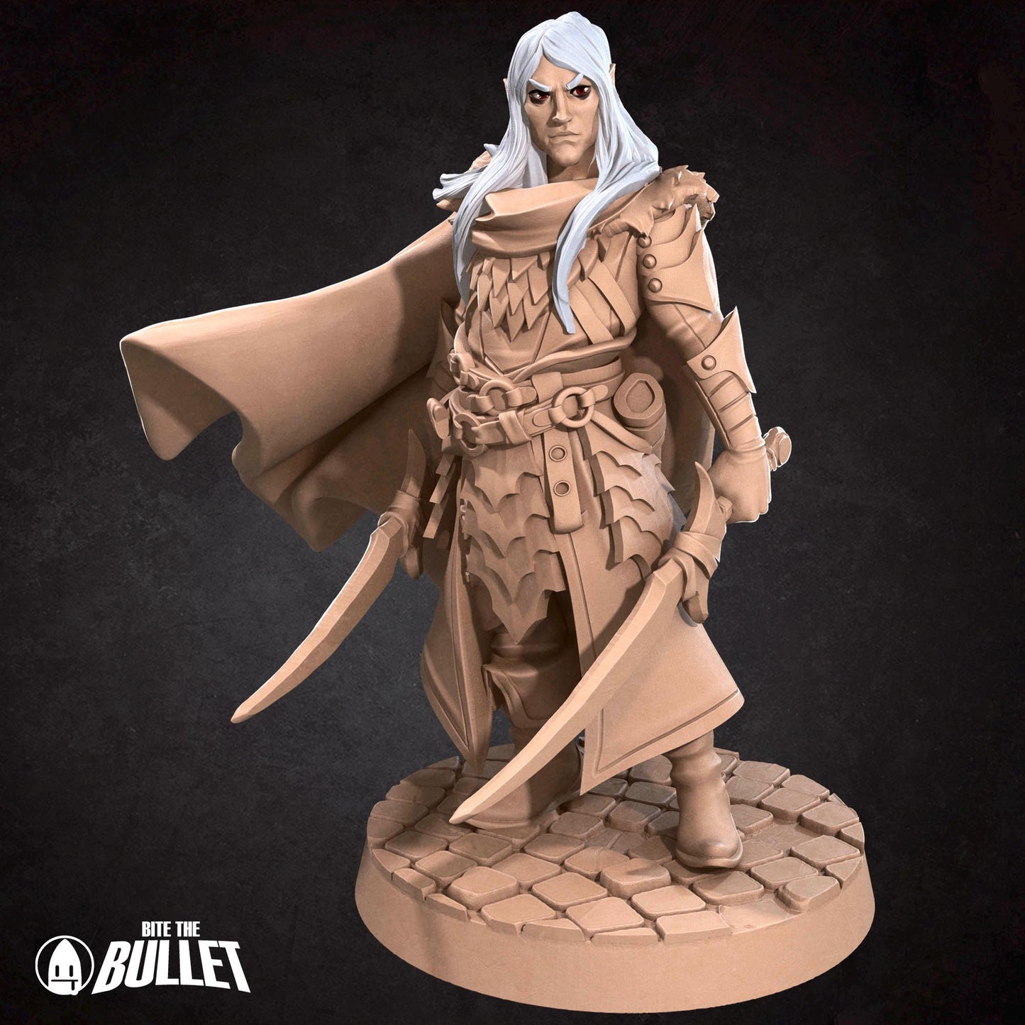 Drow Ranger | Dungeon Underdark | Bite The Bullet | 35mm Scale | Resin Printed Tabletop RPG Miniature Figures | DND | 5E