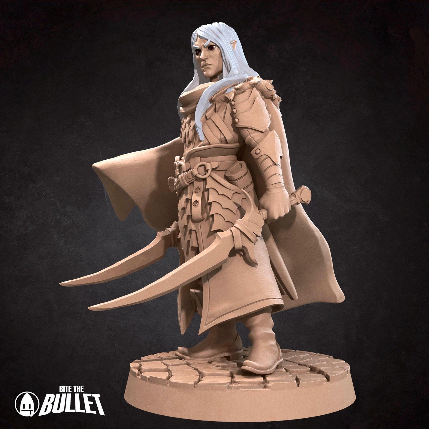 Drow Ranger | Dungeon Underdark | Bite The Bullet | 35mm Scale | Resin Printed Tabletop RPG Miniature Figures | DND | 5E