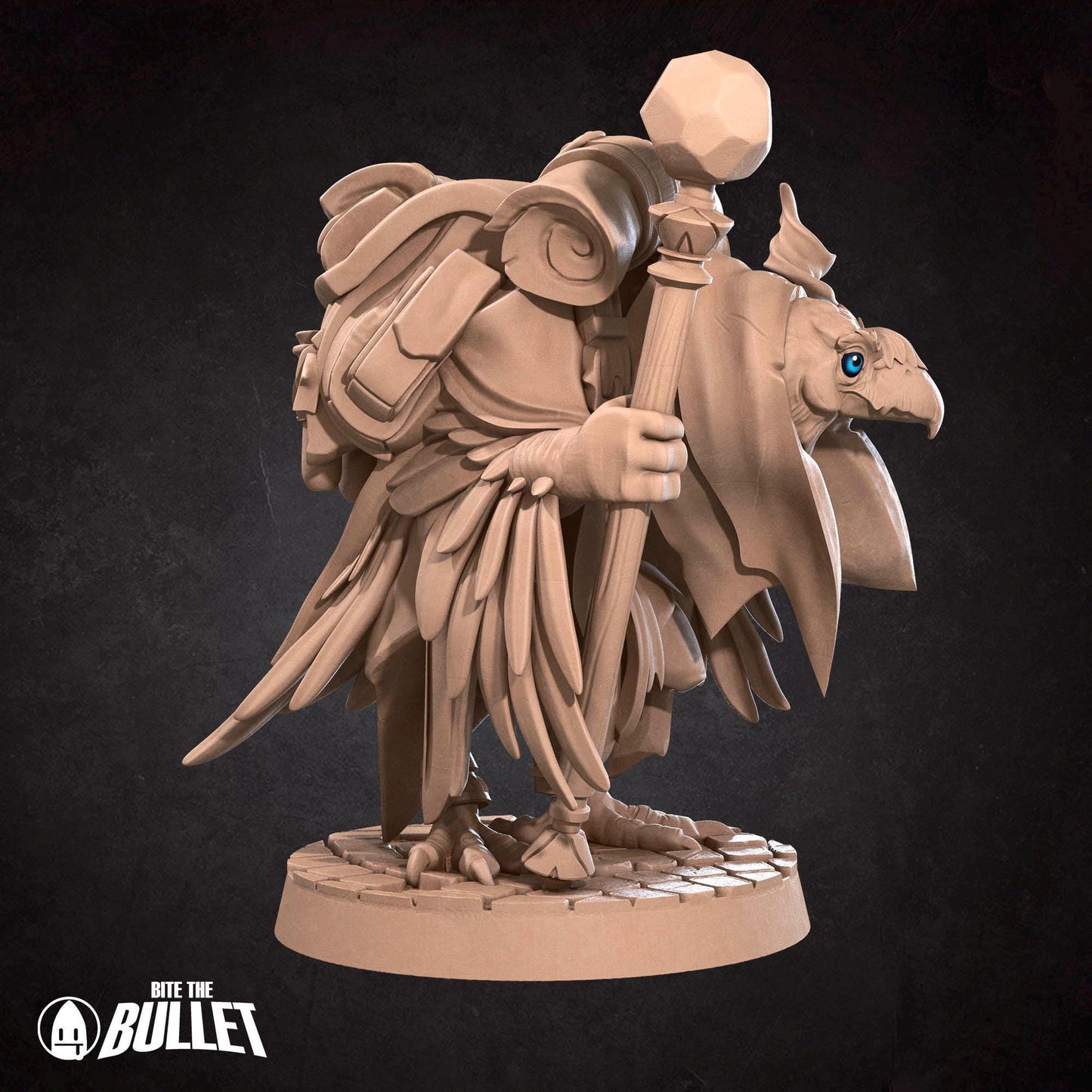 Crowfolk Warlock | Grove Haven | Bite The Bullet | 35mm Scale | Resin Printed Tabletop RPG Miniature Figures | DND | 5E