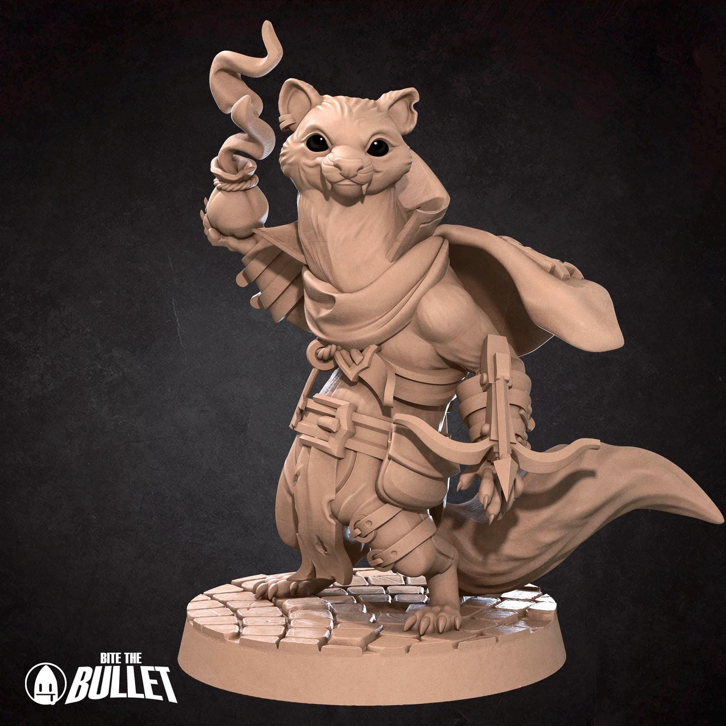 Ferretfolk Rogue | Grove Haven | Bite The Bullet | 35mm Scale | Resin Printed Tabletop RPG Miniature Figures | DND | 5E