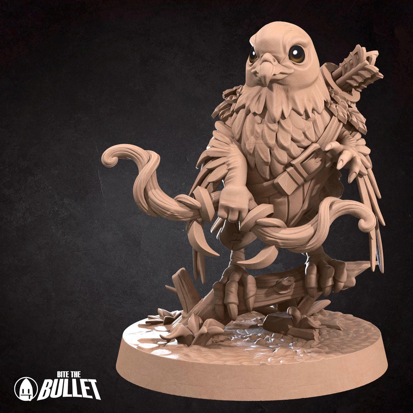 Hawkfolk Ranger | Grove Haven | Bite The Bullet | 35mm Scale | Resin Printed Tabletop RPG Miniature Figures | DND | 5E
