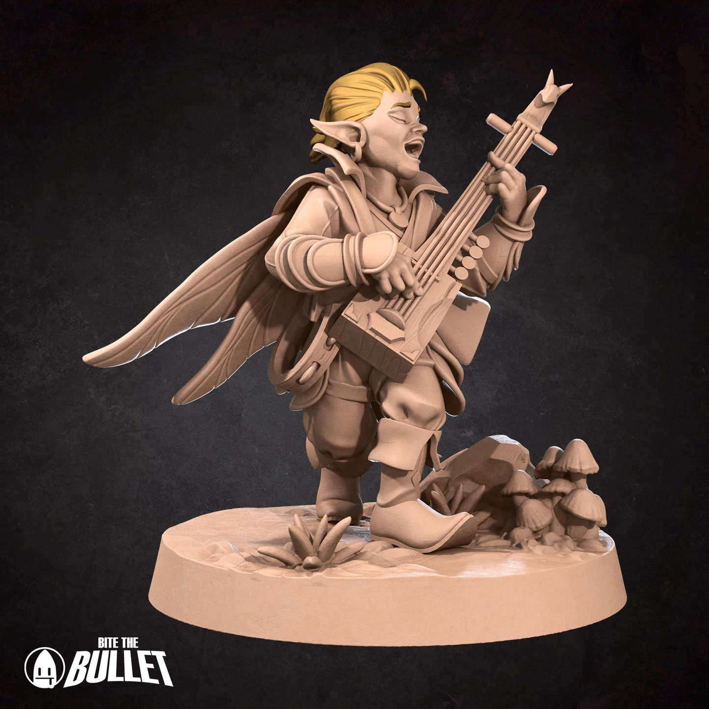 Pixie Bard | Pixies | Bite The Bullet | 35mm Scale | Resin Printed Tabletop RPG Miniature Figures | DND | 5E