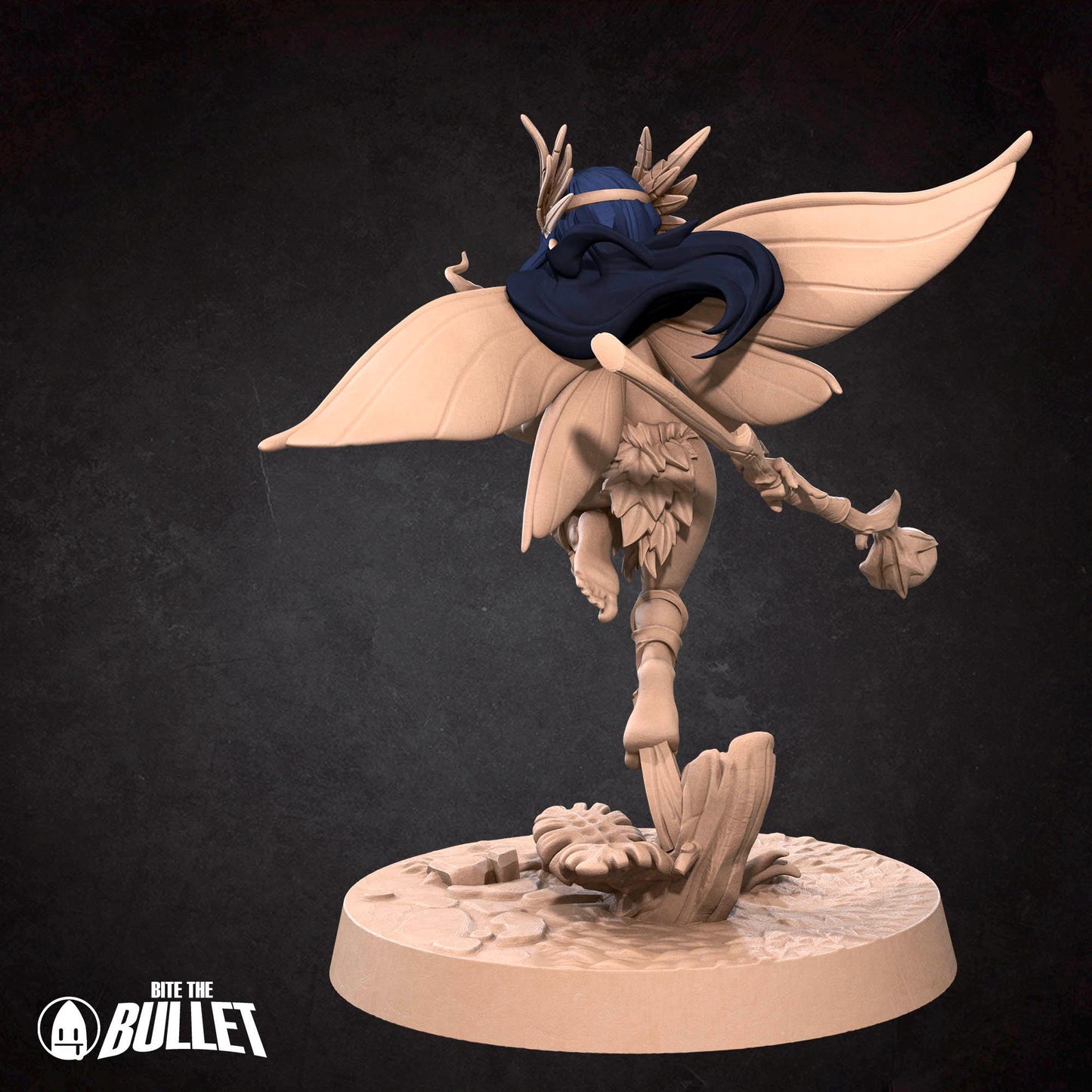 Pixie Druid | Pixies | Bite The Bullet | 35mm Scale | Resin Printed Tabletop RPG Miniature Figures | DND | 5E