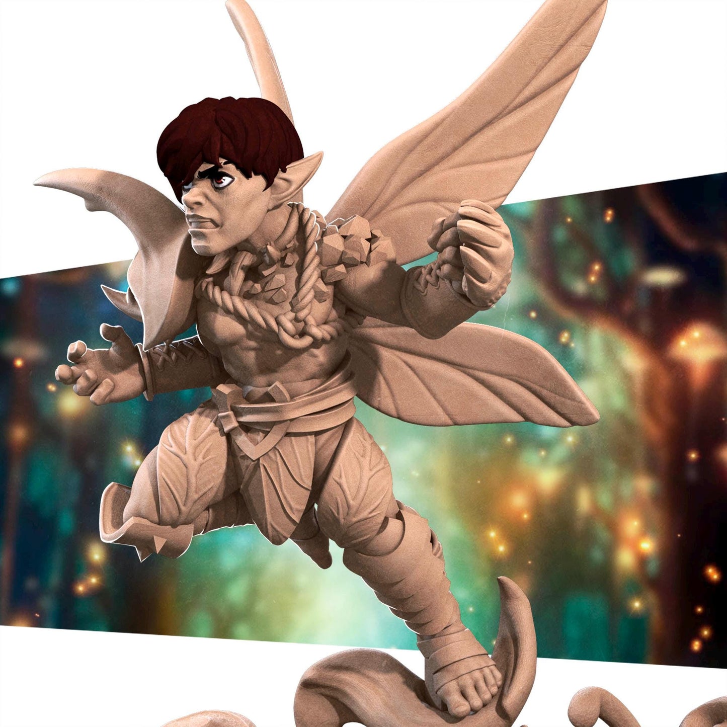 Pixie Fighter | Pixies | Bite The Bullet | 35mm Scale | Resin Printed Tabletop RPG Miniature Figures | DND | 5E