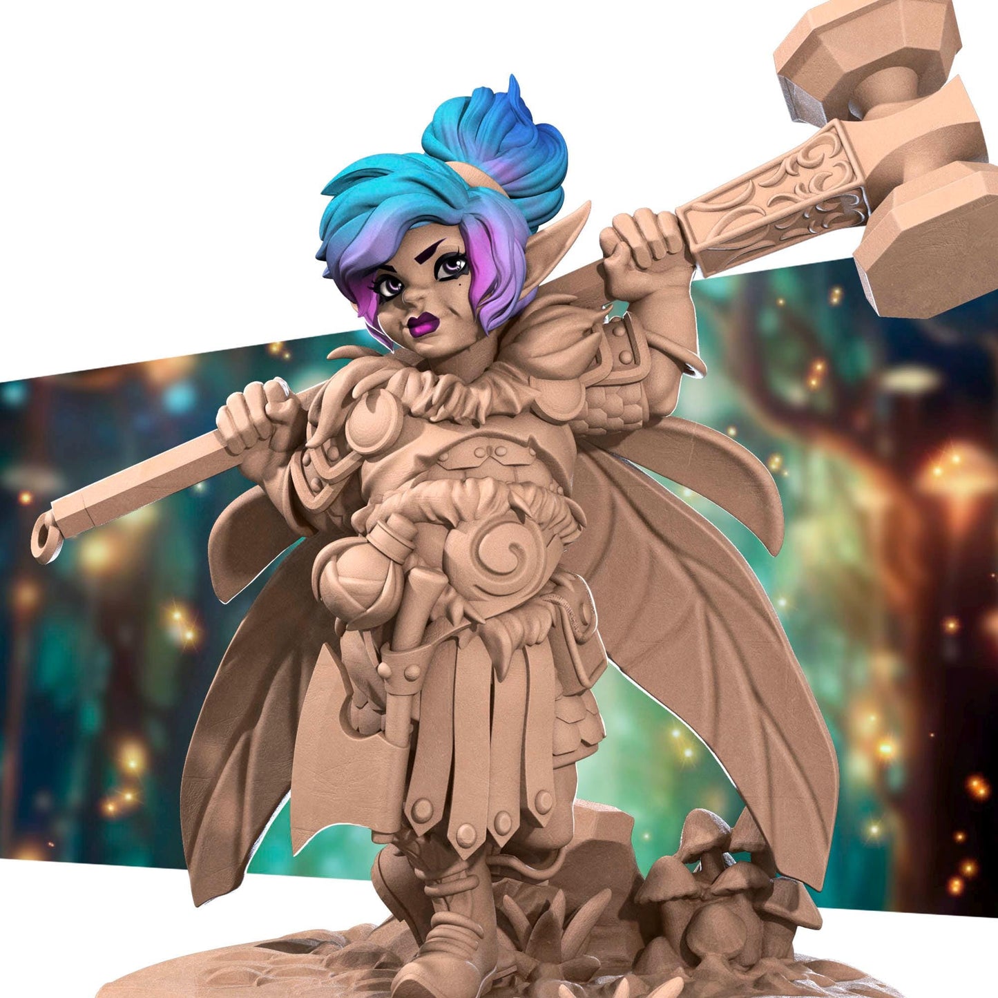 Pixie Warrior | Pixies | Bite The Bullet | 35mm Scale | Resin Printed Tabletop RPG Miniature Figures | DND | 5E