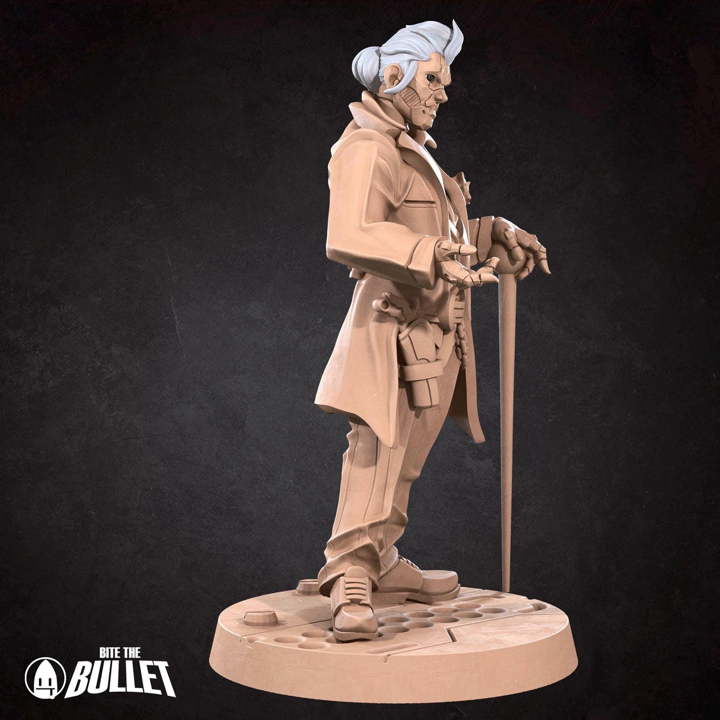 Android Envoy | Bullet Galaxy | Bite The Bullet | 35mm Scale | Resin Printed Tabletop RPG Miniature Figures | DND | 5E