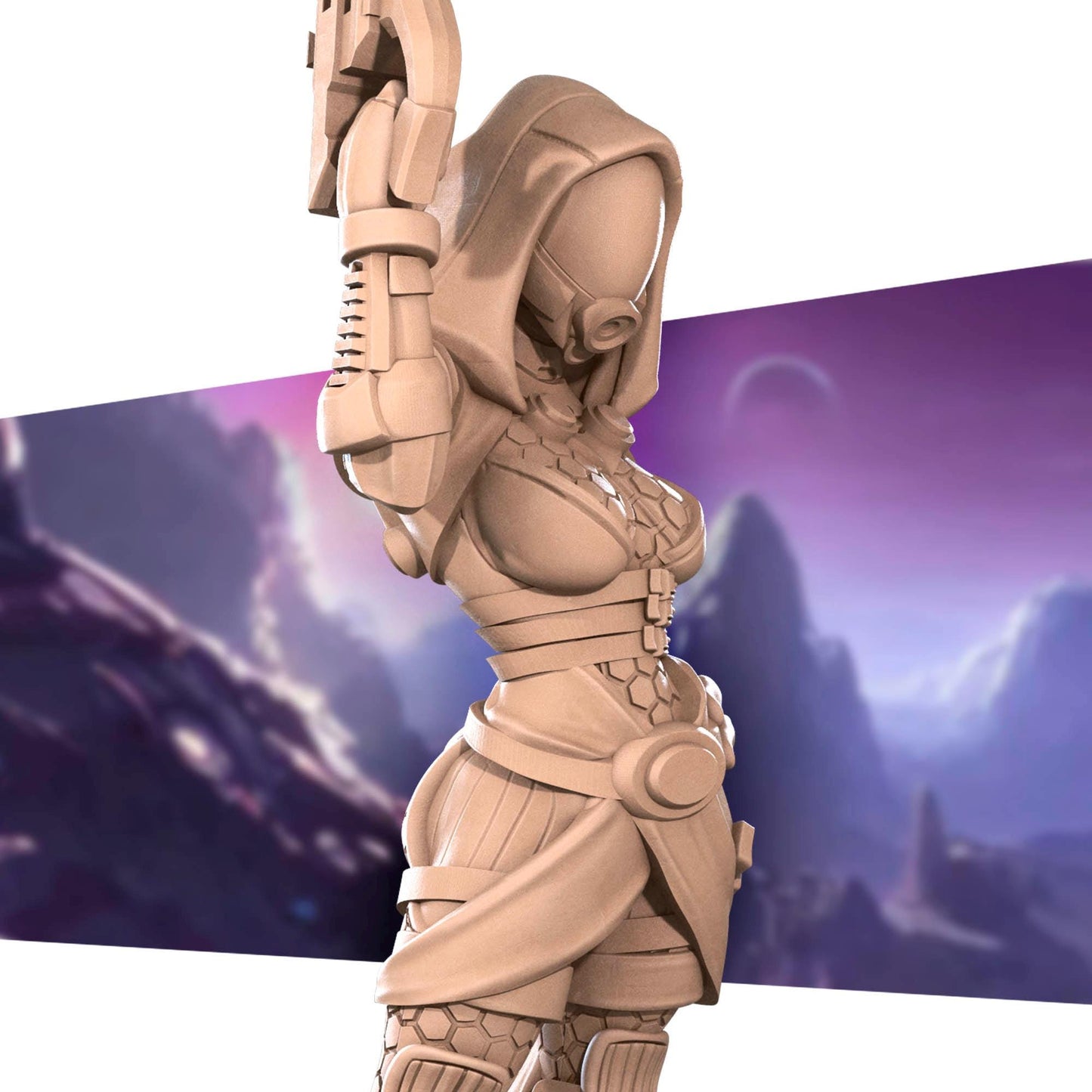Tahlia | Bullet Galaxy | Bite The Bullet | 35mm Scale | Resin Printed Tabletop RPG Miniature Figures | DND | 5E