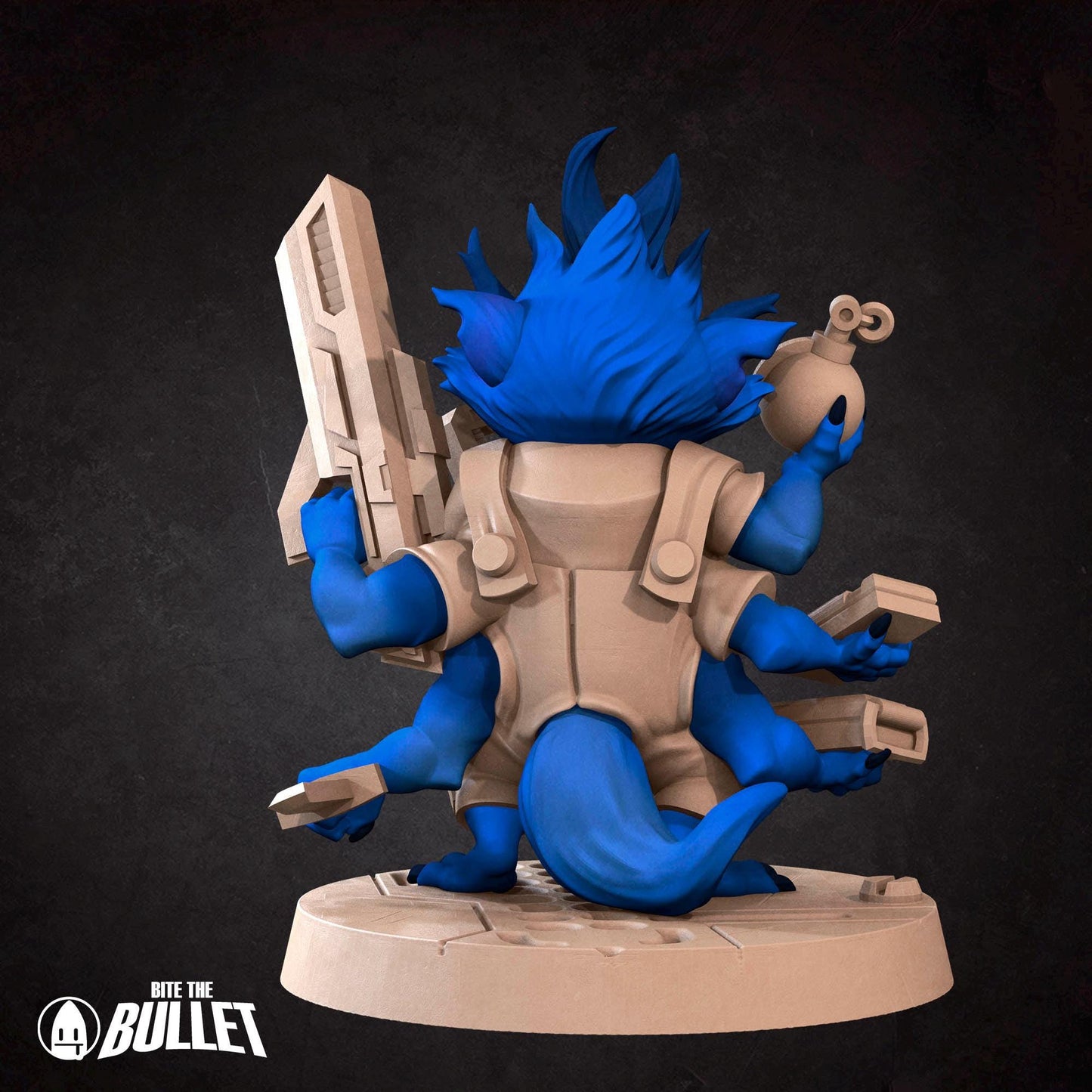 Furblin Mechanic | Bullet Galaxy | Bite The Bullet | 35mm Scale | Resin Printed Tabletop RPG Miniature Figures | DND | 5E