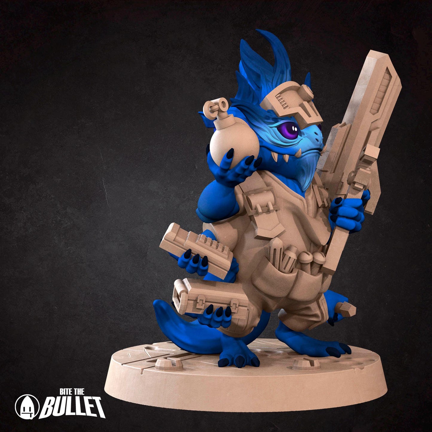 Furblin Mechanic | Bullet Galaxy | Bite The Bullet | 35mm Scale | Resin Printed Tabletop RPG Miniature Figures | DND | 5E