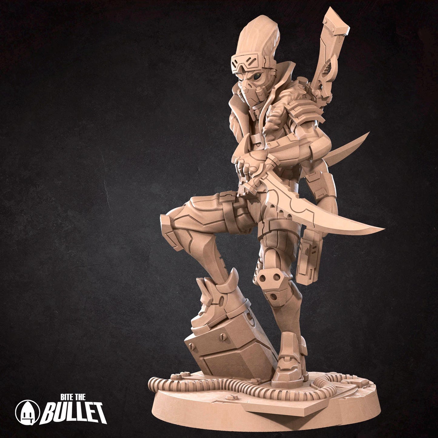 Idarien Operative | Bullet Galaxy | Bite The Bullet | 35mm Scale | Resin Printed Tabletop RPG Miniature Figures | DND | 5E