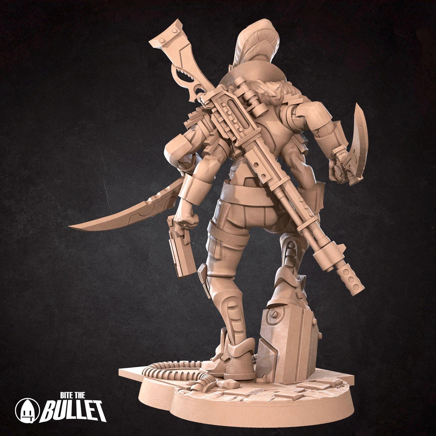 Idarien Operative | Bullet Galaxy | Bite The Bullet | 35mm Scale | Resin Printed Tabletop RPG Miniature Figures | DND | 5E