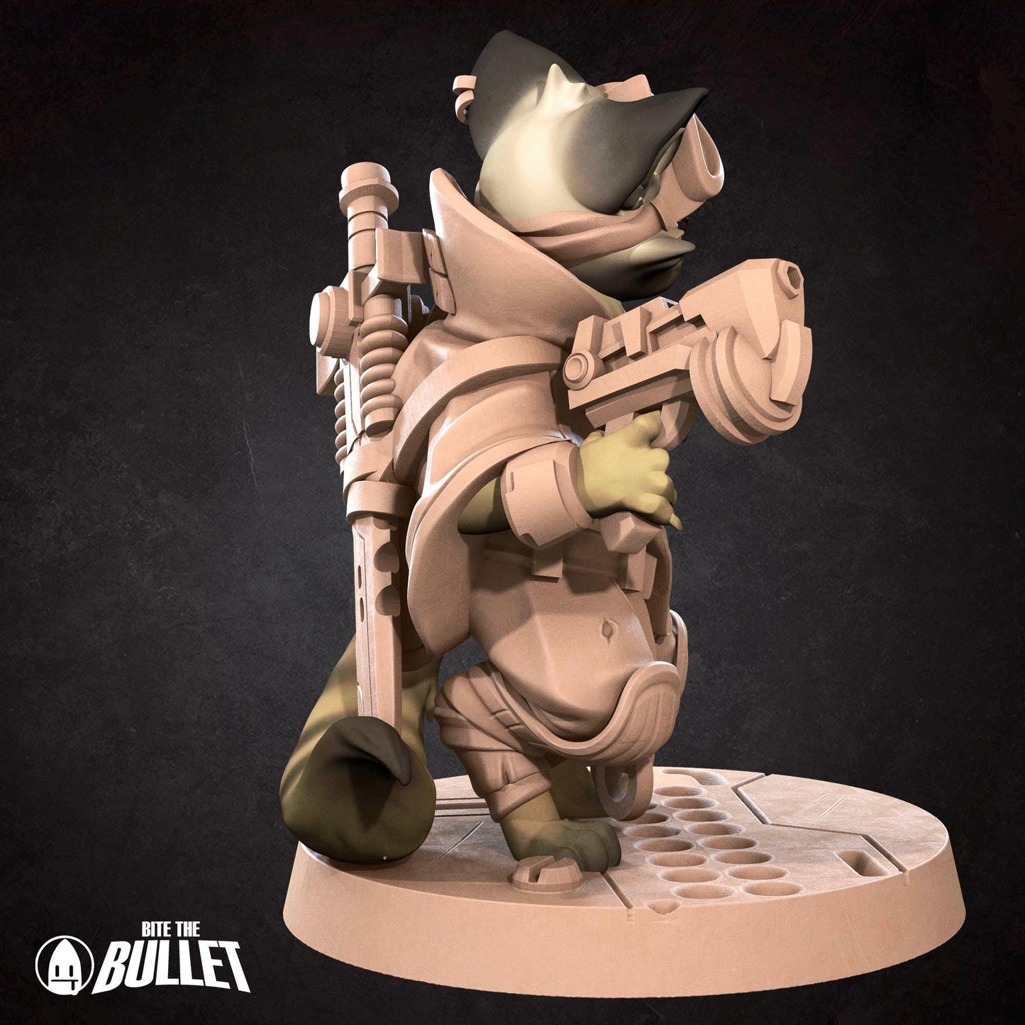 Space Catfolk Vanguard | Bullet Galaxy | Bite The Bullet | 35mm Scale | Resin Printed Tabletop RPG Miniature Figures | DND | 5E