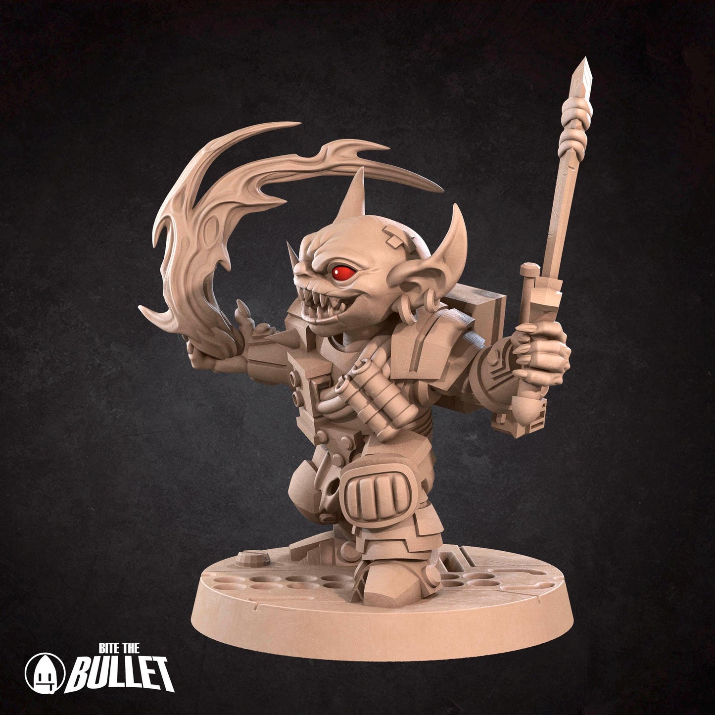 Space Goblin Witchwarper | Bullet Galaxy | Bite The Bullet | 35mm Scale | Resin Printed Tabletop RPG Miniature Figures | DND | 5E