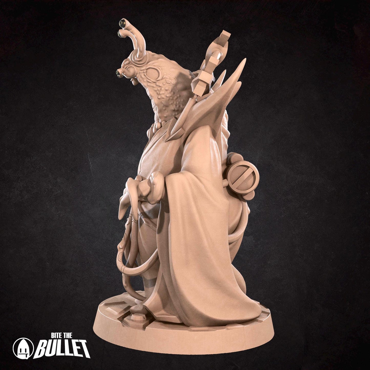 Space Slug Mystic | Bullet Galaxy | Bite The Bullet | 35mm Scale | Resin Printed Tabletop RPG Miniature Figures | DND | 5E