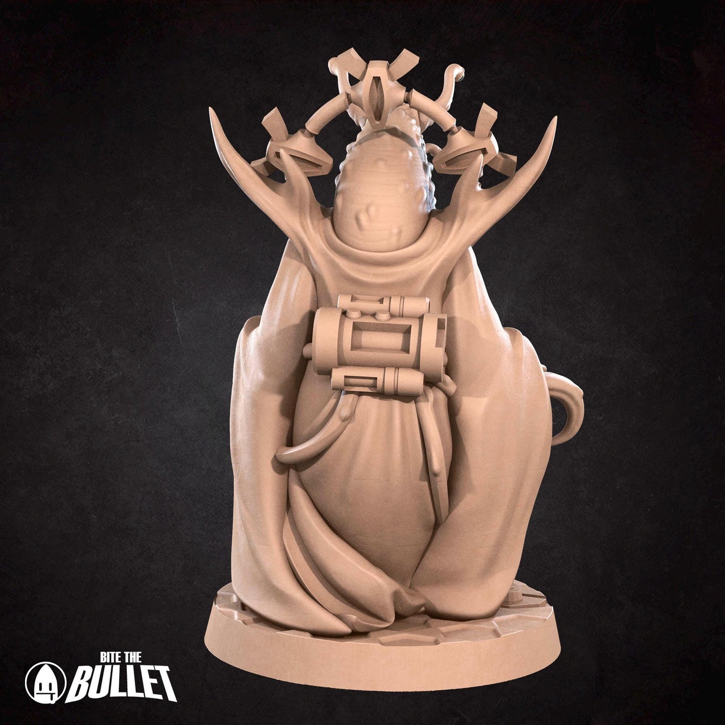 Space Slug Mystic | Bullet Galaxy | Bite The Bullet | 35mm Scale | Resin Printed Tabletop RPG Miniature Figures | DND | 5E