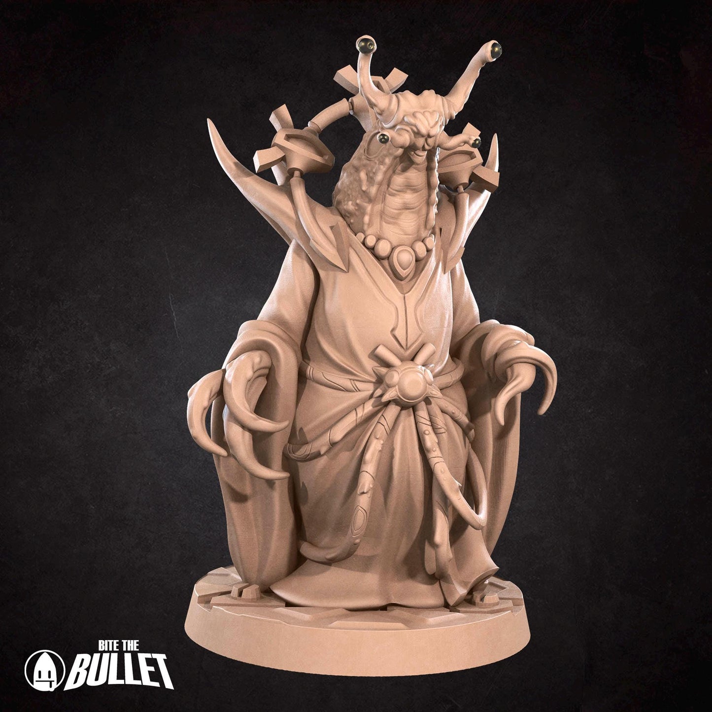 Space Slug Mystic | Bullet Galaxy | Bite The Bullet | 35mm Scale | Resin Printed Tabletop RPG Miniature Figures | DND | 5E