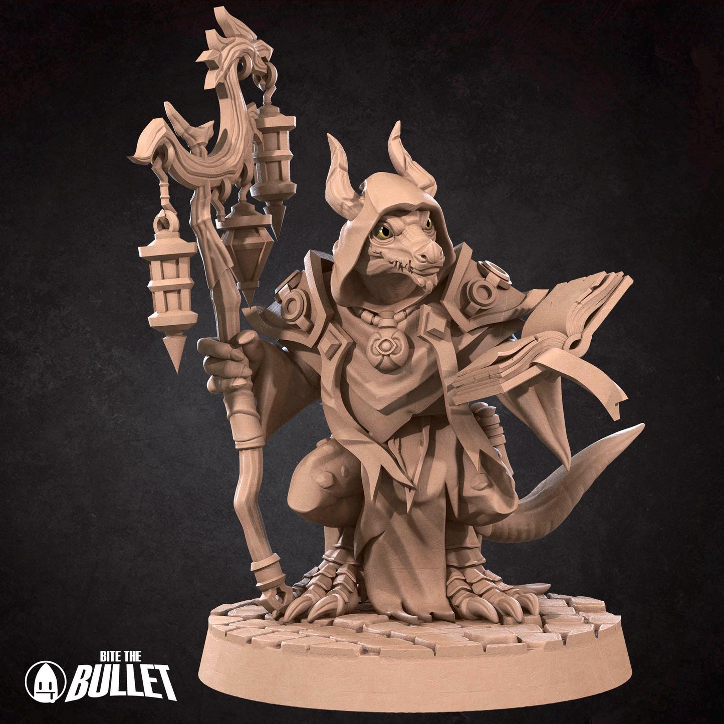 Kobold Cleric | Kobolds D&D | Bite The Bullet | 35mm Scale | Resin Printed Tabletop RPG Miniature Figures | DND | 5E
