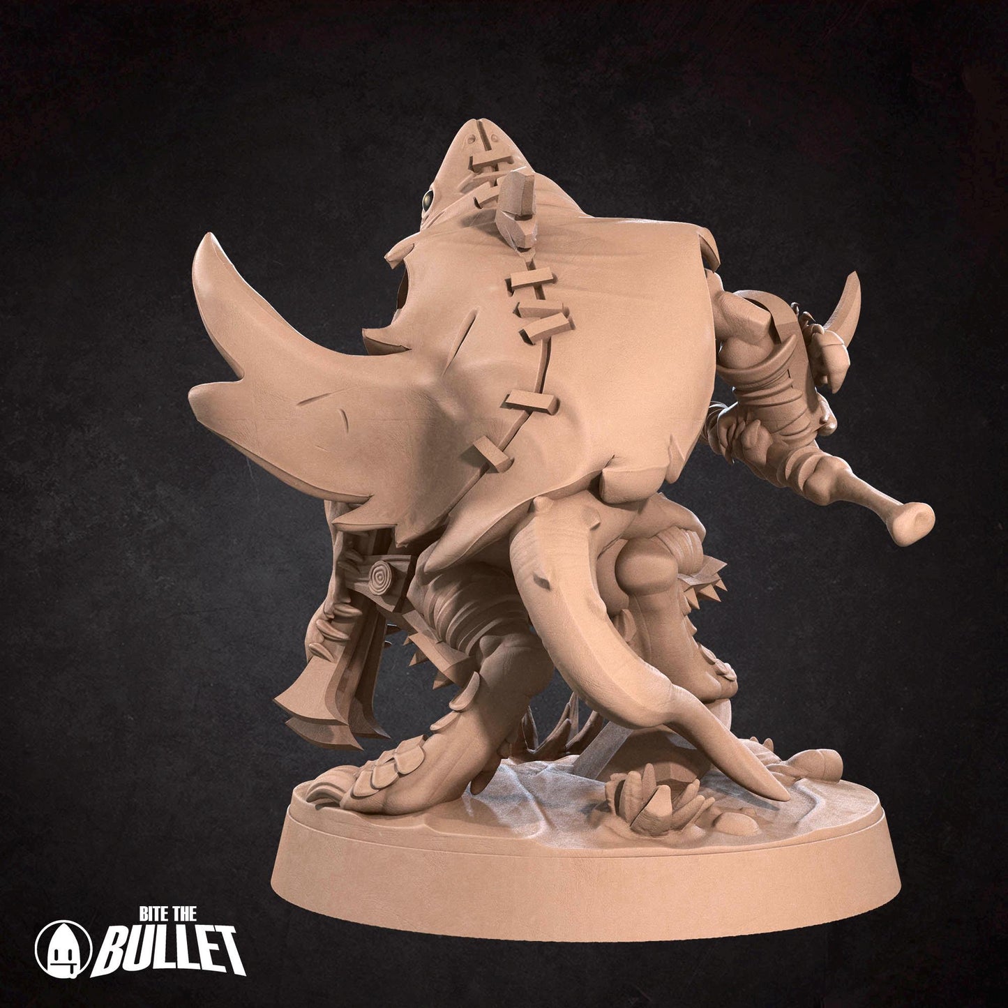 Kobold Fighter | Kobolds D&D | Bite The Bullet | 35mm Scale | Resin Printed Tabletop RPG Miniature Figures | DND | 5E