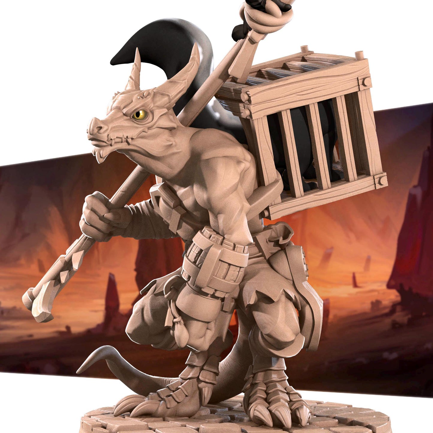 Kobold Inventor | Kobolds D&D | Bite The Bullet | 35mm Scale | Resin Printed Tabletop RPG Miniature Figures | DND | 5E