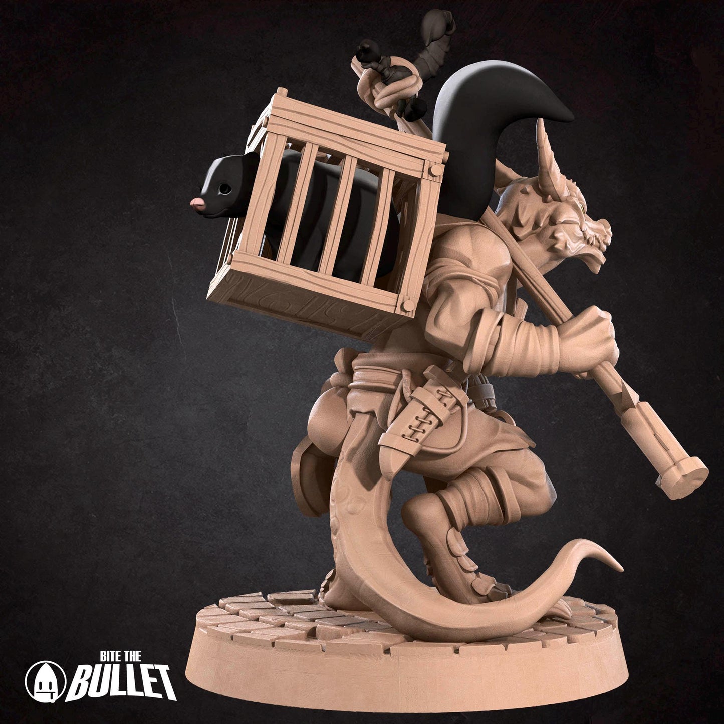 Kobold Inventor | Kobolds D&D | Bite The Bullet | 35mm Scale | Resin Printed Tabletop RPG Miniature Figures | DND | 5E