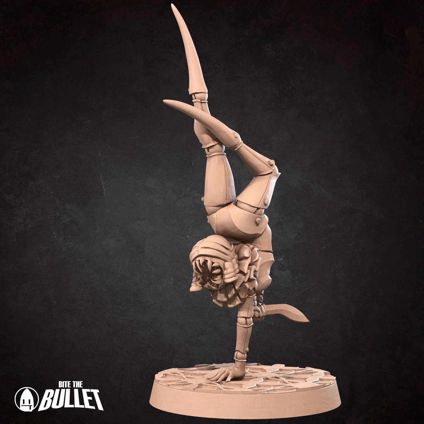 Spider Trainer Contortionist | Horror Circus | Bite The Bullet | 35mm Scale | Resin Printed Tabletop RPG Miniature Figures | DND | 5E