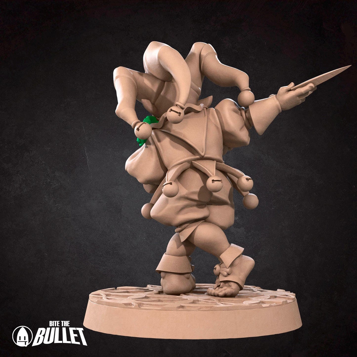 Halfling Daggerthrower | Horror Circus | Bite The Bullet | 35mm Scale | Resin Printed Tabletop RPG Miniature Figures | DND | 5E