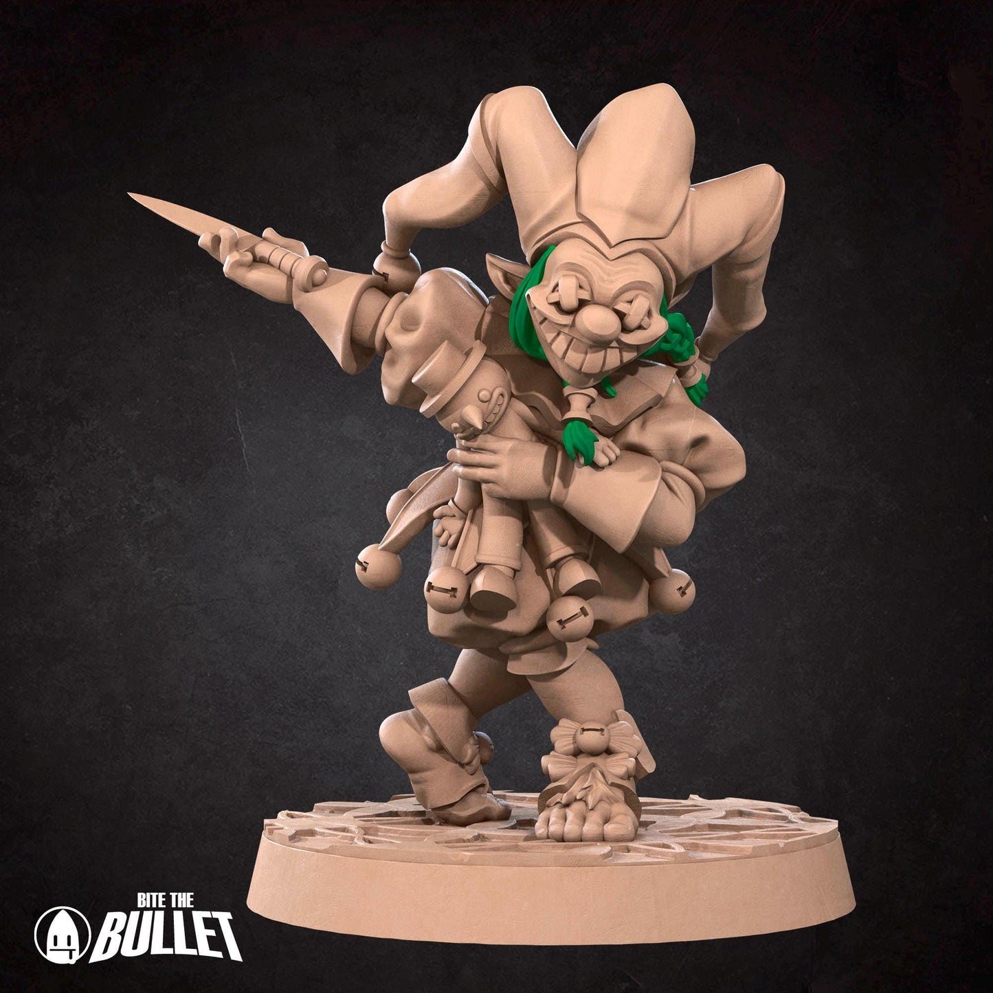 Halfling Daggerthrower | Horror Circus | Bite The Bullet | 35mm Scale | Resin Printed Tabletop RPG Miniature Figures | DND | 5E