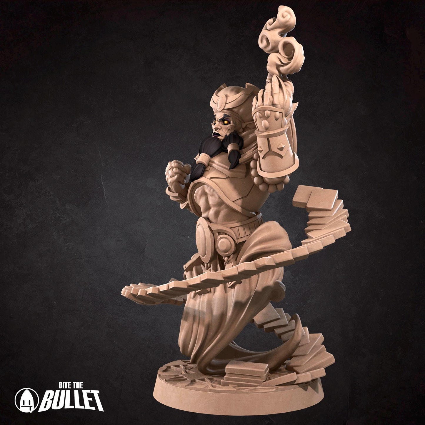 Djinn Diviner | Horror Circus | Bite The Bullet | 35mm Scale | Resin Printed Tabletop RPG Miniature Figures | DND | 5E
