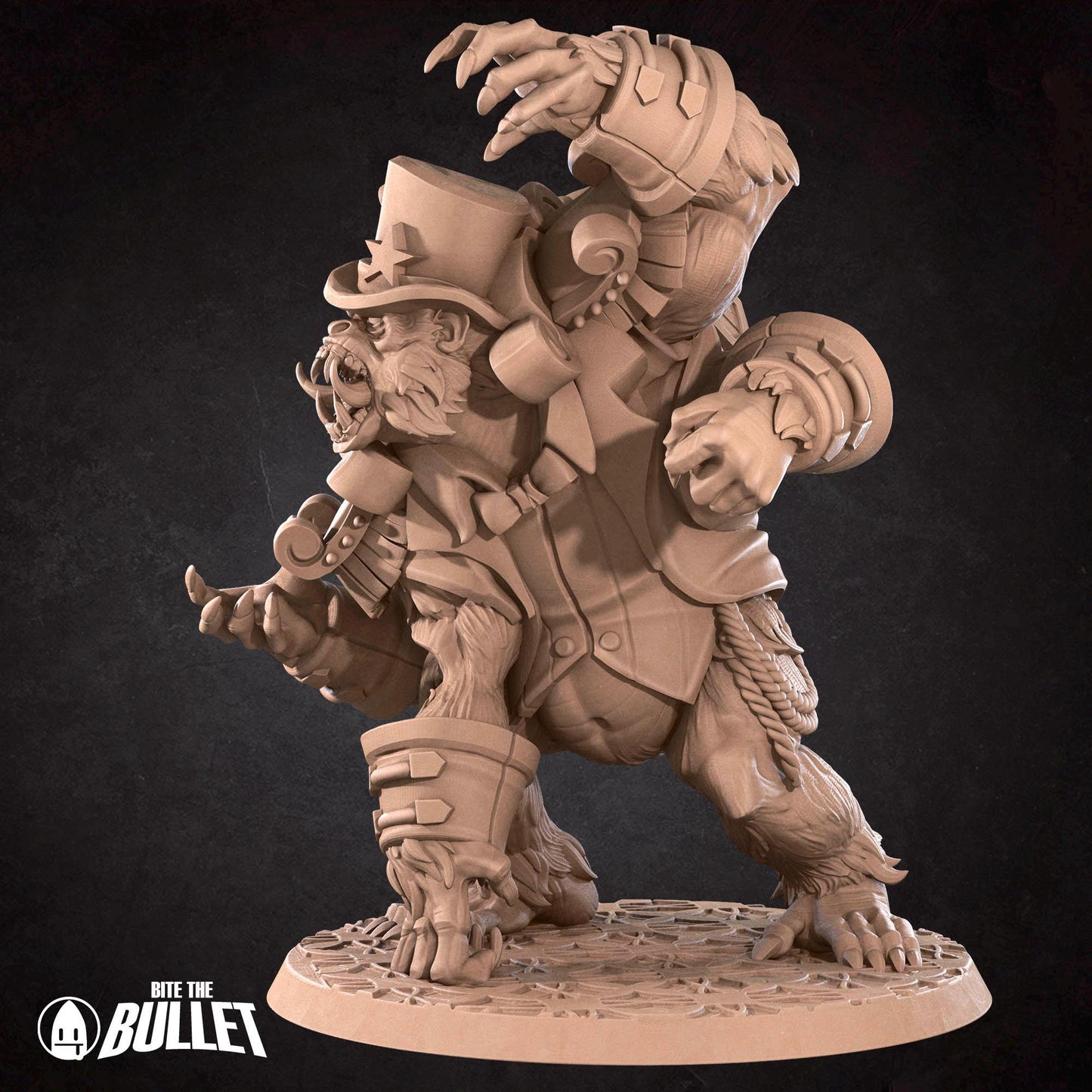 Girallon Ringmaster | Horror Circus | Bite The Bullet | 35mm Scale | Resin Printed Tabletop RPG Miniature Figures | DND | 5E