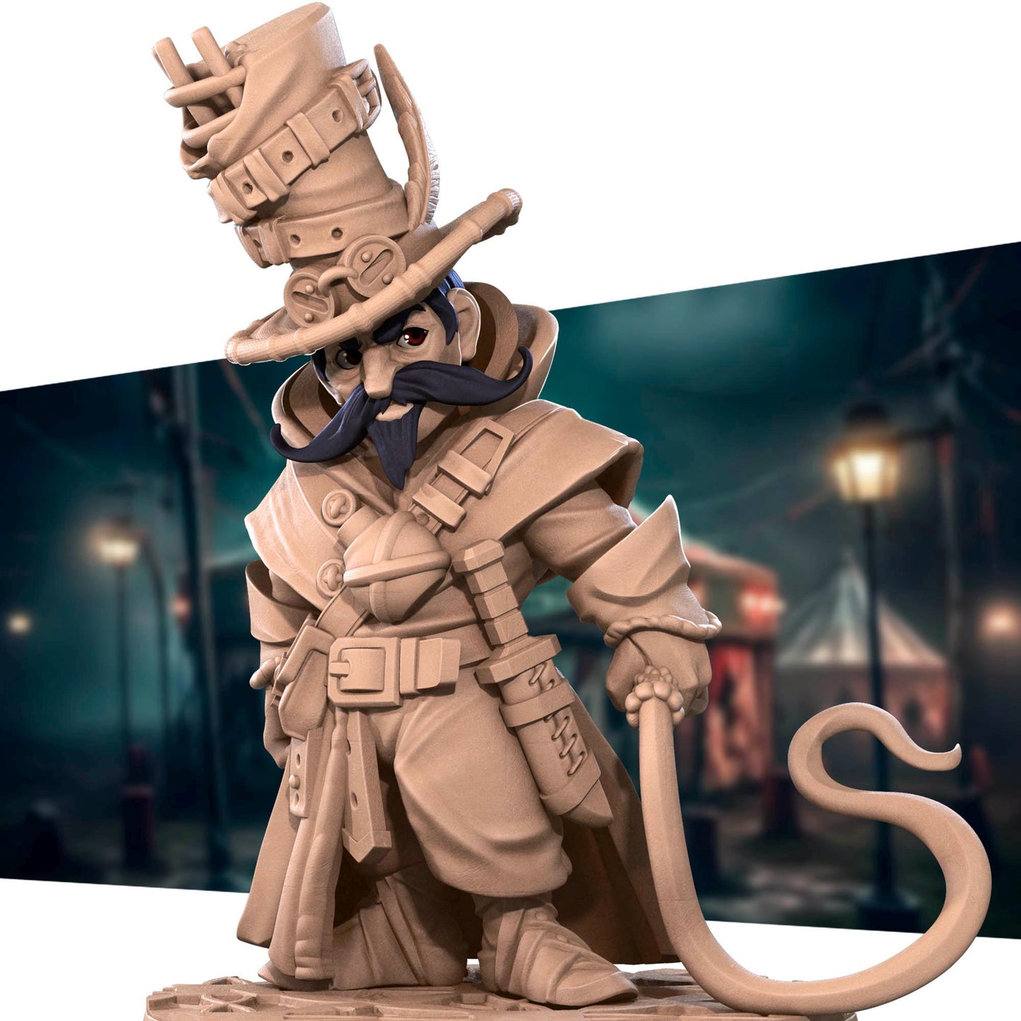 Gnome Tamer | Horror Circus | Bite The Bullet | 35mm Scale | Resin Printed Tabletop RPG Miniature Figures | DND | 5E