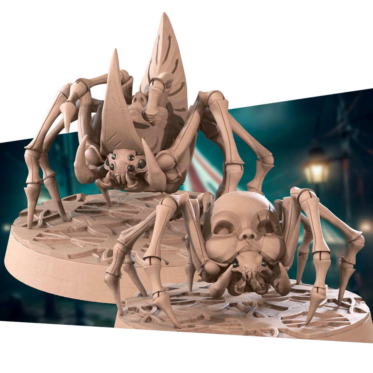 Spider Puppets | Horror Circus | Bite The Bullet | 35mm Scale | Resin Printed Tabletop RPG Miniature Figures | DND | 5E
