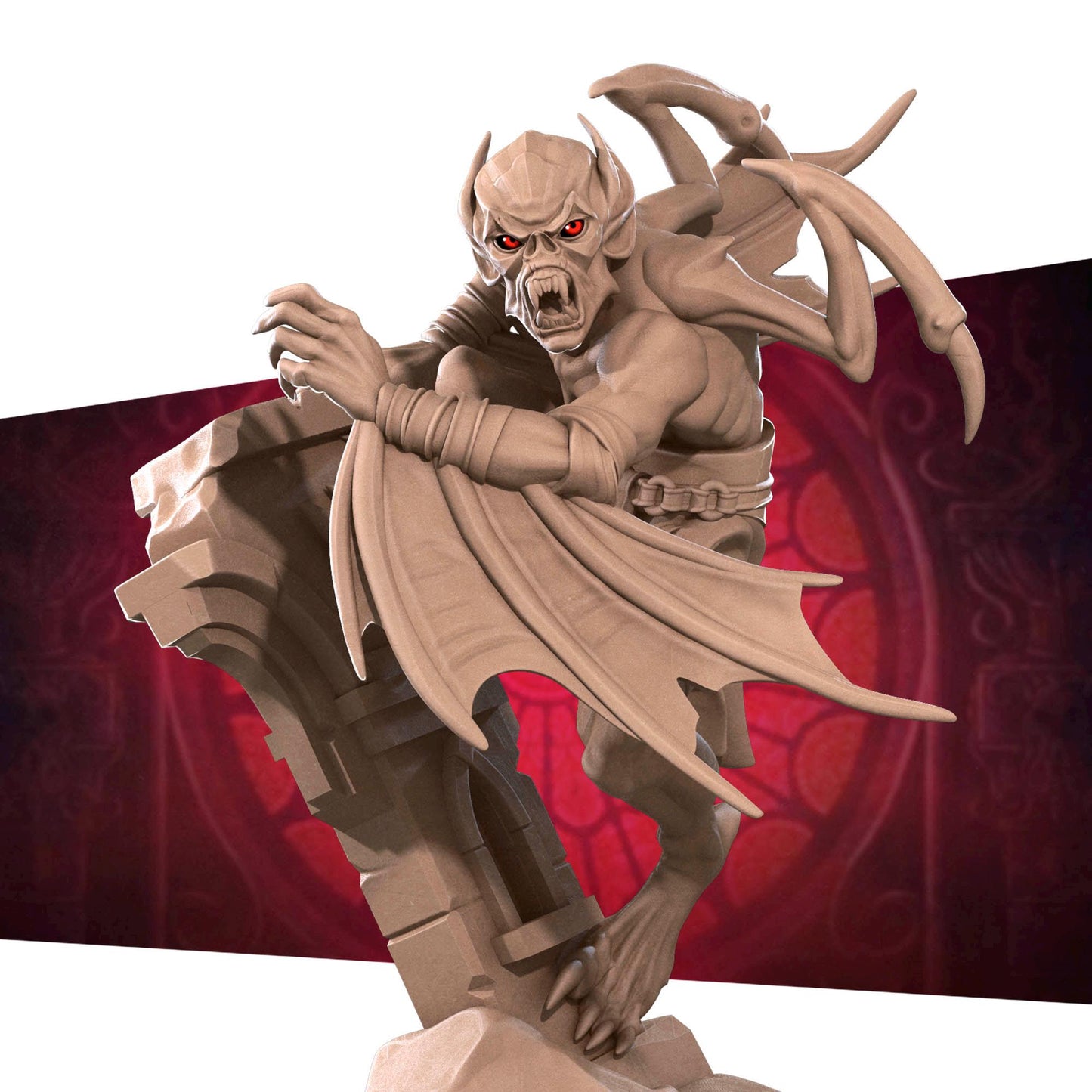 Vampire Monster | Vampires Pt. 2 | Bite The Bullet | 35mm Scale | Resin Printed Tabletop RPG Miniature Figures | DND | 5E
