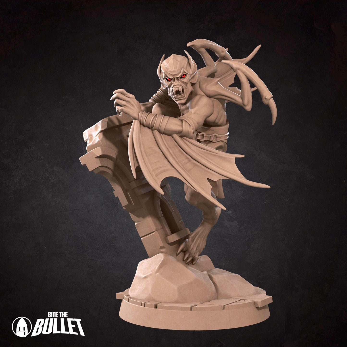 Vampire Monster | Vampires Pt. 2 | Bite The Bullet | 35mm Scale | Resin Printed Tabletop RPG Miniature Figures | DND | 5E