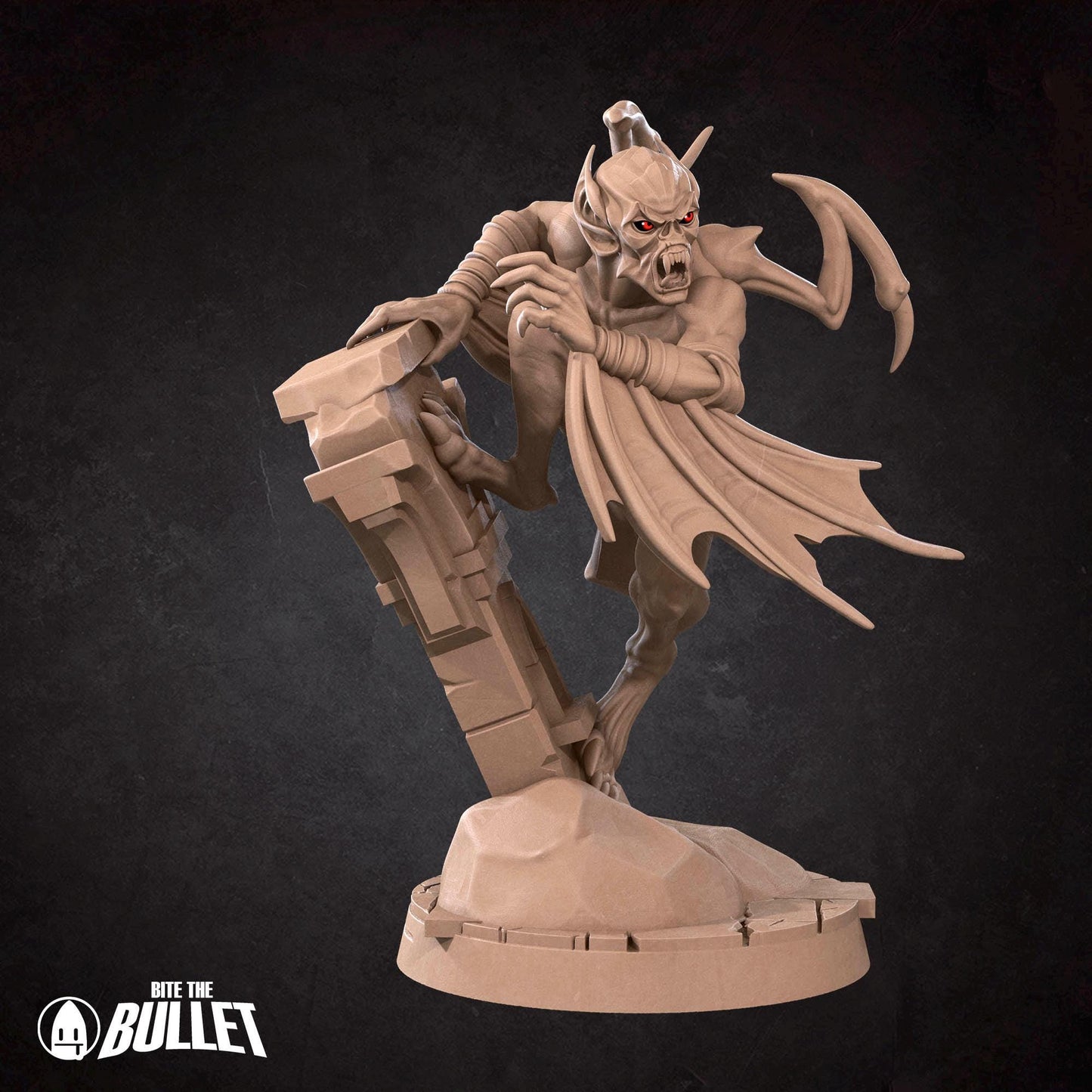 Vampire Monster | Vampires Pt. 2 | Bite The Bullet | 35mm Scale | Resin Printed Tabletop RPG Miniature Figures | DND | 5E