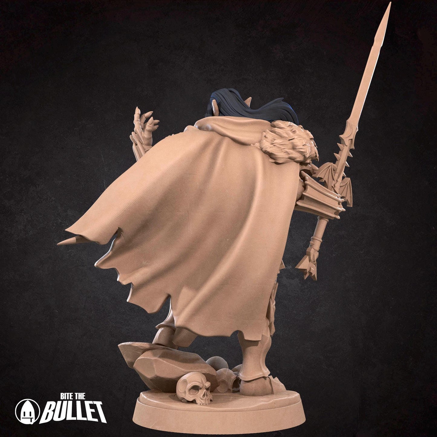 Vampire Warrior | Vampires Pt. 2 | Bite The Bullet | 35mm Scale | Resin Printed Tabletop RPG Miniature Figures | DND | 5E