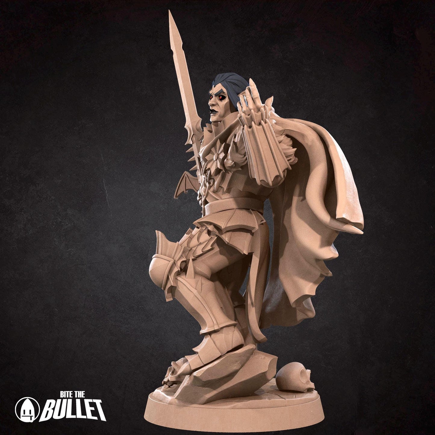 Vampire Warrior | Vampires Pt. 2 | Bite The Bullet | 35mm Scale | Resin Printed Tabletop RPG Miniature Figures | DND | 5E