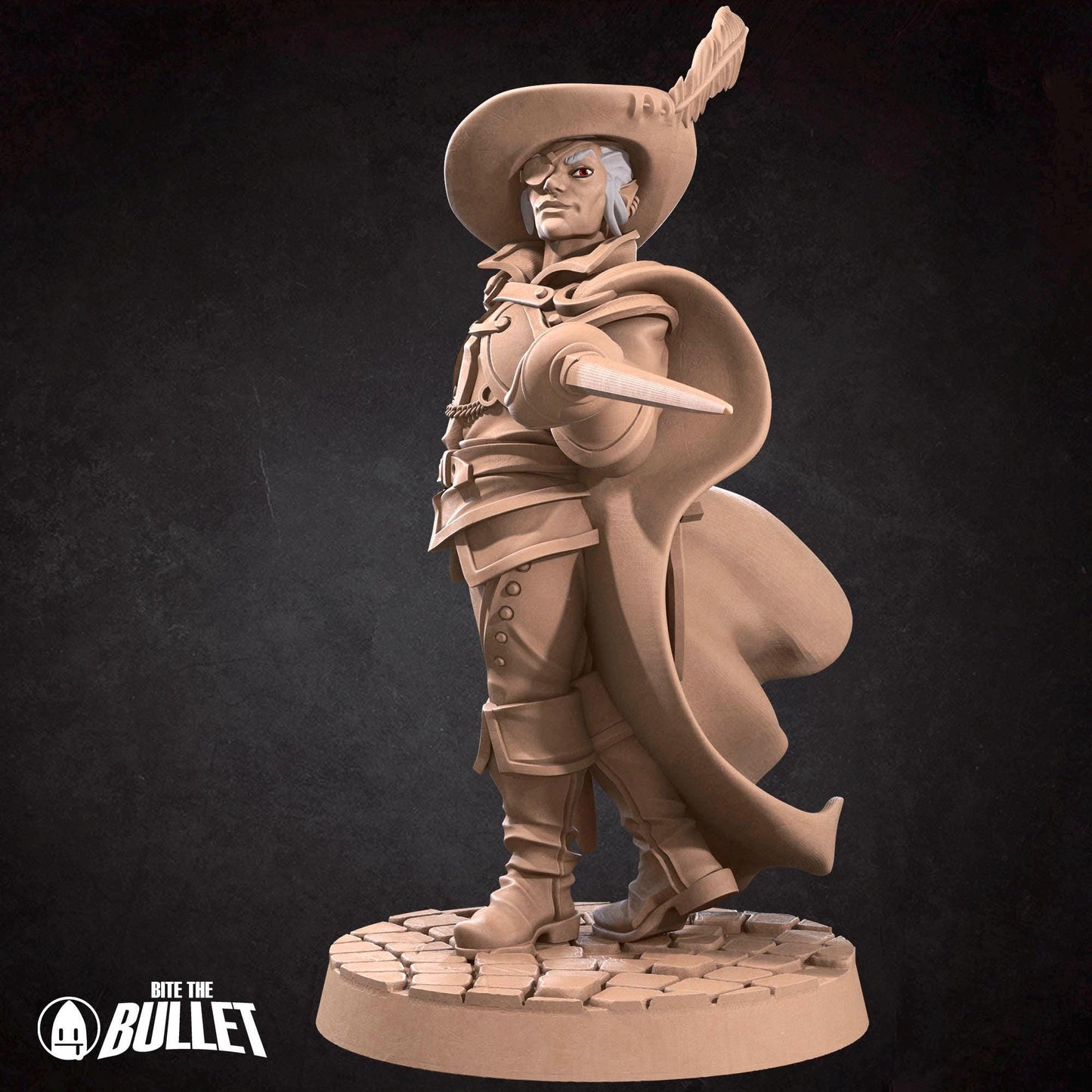 Drow Mercenary | Dungeon Underdark | Bite The Bullet | 35mm Scale | Resin Printed Tabletop RPG Miniature Figures | DND | 5E