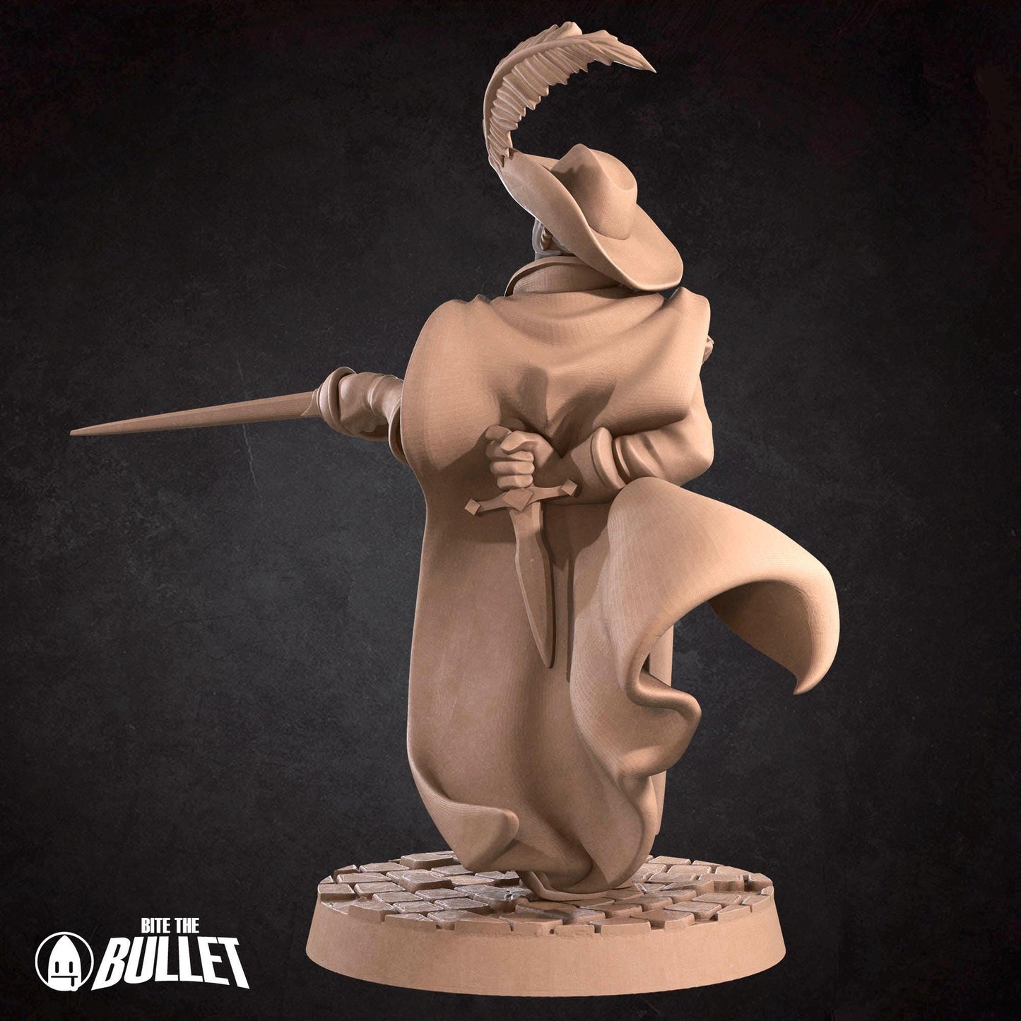 Drow Mercenary | Dungeon Underdark | Bite The Bullet | 35mm Scale | Resin Printed Tabletop RPG Miniature Figures | DND | 5E