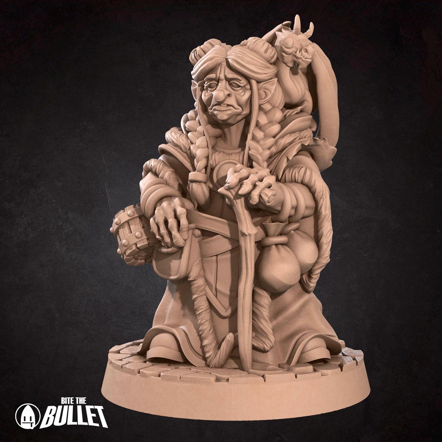Duergar Elder | Dungeon Underdark | Bite The Bullet | 35mm Scale | Resin Printed Tabletop RPG Miniature Figures | DND | 5E