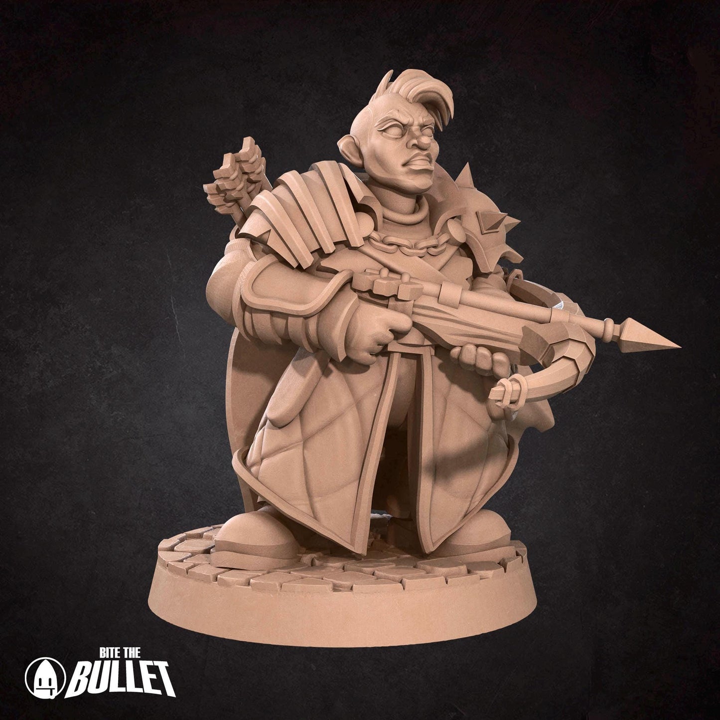 Duergar Ranger | Dungeon Underdark | Bite The Bullet | 35mm Scale | Resin Printed Tabletop RPG Miniature Figures | DND | 5E